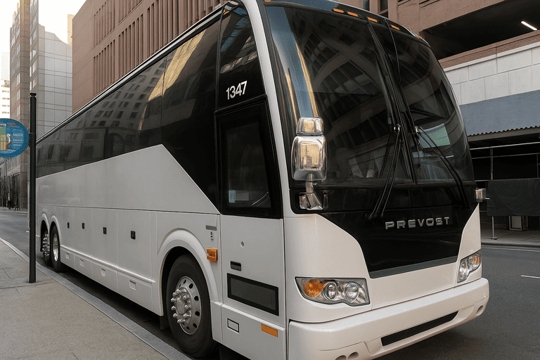a Charter Bus Rental Perth Amboy coach bus